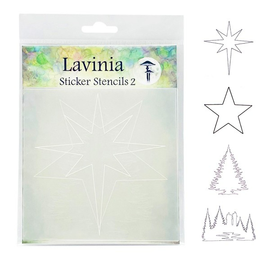 Lavinia Stamps - Sticker Stencils 2 - Night Star Collection