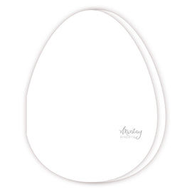 Mintay Basics - Easter Egg Card Base - White (5pcs)