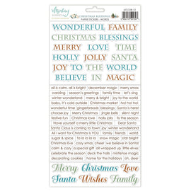 Mintay - Christmas Blessings - 6x12 Paper Stickers "Words"