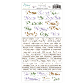 Mintay - Home Sweet Home - 6x12 Paper Stickers "Words"