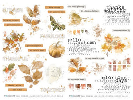 **Pre-Order** 49 and Market - Vintage Bits 6x8 Rub-ons - Fall Stories (ETA End Jan 25)