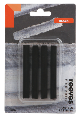 Reeves - Fine Artist Pastel Packs -Black (4pk)