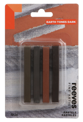 Reeves - Fine Artist Pastel Packs -Earth Tones Dark (4pk)