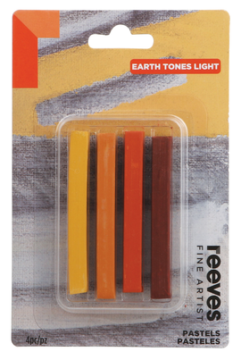 Reeves - Fine Artist Pastel Packs -Earth Tones Light (4pk)