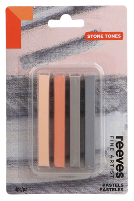 Reeves - Fine Artist Pastel Packs -Stone Tones (4pk)