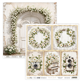 Scrapboys - Romantic Garden - 12x12 Paper "Three"