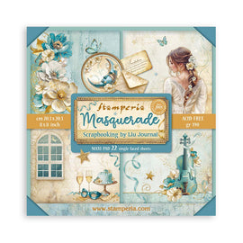 Stamperia - Masquerade - 8x8 Maxi Paper Pack (22 S/S)