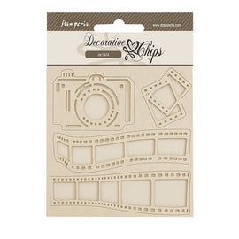 Stamperia - Create Happiness Dewdrops - Decorative Chips (14x14cm) "Art of Photograph"