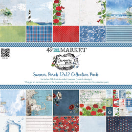 49 and Market - Summer Porch - 12x12 Collection Pack (10 Sheets)