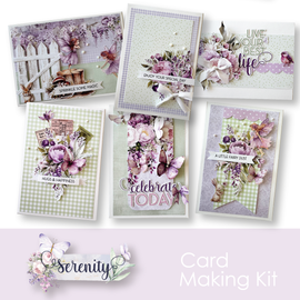 Uniquely Creative - Serenity - Card Making Kit