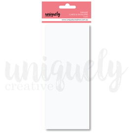 Uniquely Creative - Cards & Envelopes - Slimline White (10pk)