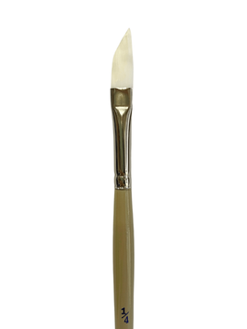 Das - White Taklon Dagger Brush 1/4" (S9970)