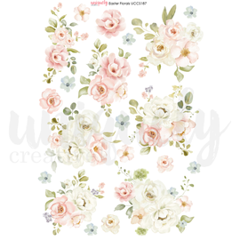 Uniquely Creative - Easter Florals - A4 Cut-A-Part Sheet