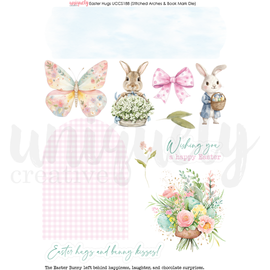 Uniquely Creative - Easter Hugs - A4 Cut-A-Part Sheet