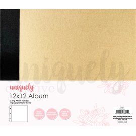 Uniquely Creative - 12"x12" D-Ring Album - Kraft