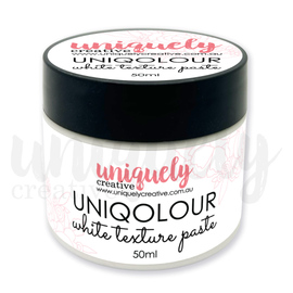 Uniquely Creative - Uniqolour - White Texture Paste (50ml)