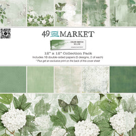 49 and Market - Color Swatch Willow - 12x12 Collection Pack (10 Sheets)