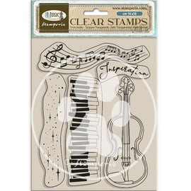 Stamperia - Music - "Violin" Acrylic Stamp 14x18cm