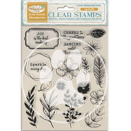 Stamperia - Masquerade - Clear Stamps - Flowers and Leaves