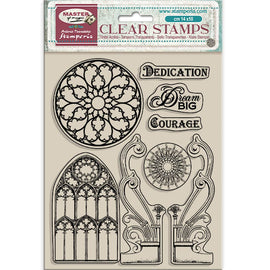 Stamperia - Master of Magic - Acrylic Stamp 14x18cm "Gothic Elements"