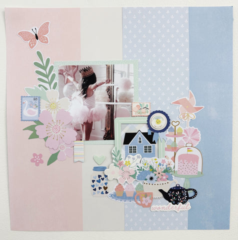 One of a Kind set of Five Layouts by Lisa Ryder