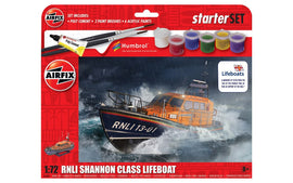 Airfix - Starter Set - RNLI Shannon Class Lifeboat 1:72 (Skill Level 1)