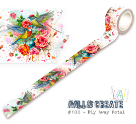 AALL & Create - Layer It Up Washi Tape #100 - Fly Away Petal