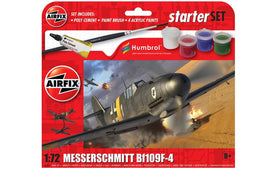 Airfix - Starter Set - Messerschmitt Bf109F-4 1:72 (Skill Level 1)