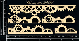 Dusty Attic - Border Bits #5 Cogs