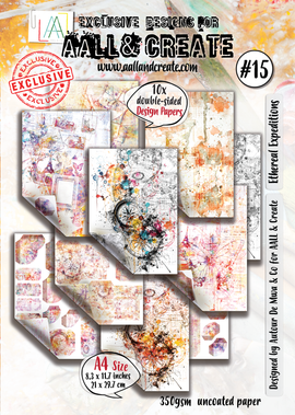 AALL & Create - A4 Design Paper #15 - Ethereal Expeditions