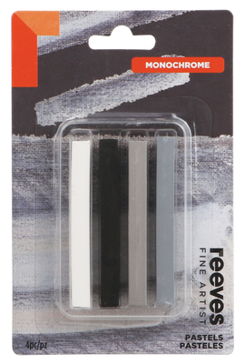 Reeves - Fine Artist Pastel Packs -Monochrome (4pk)