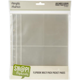 Sn@p! Pocket Pages Multi Pack for 6x8 Flipbooks