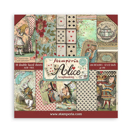 Stamperia - Alice In Wonderland - 12x12 Paper Pack