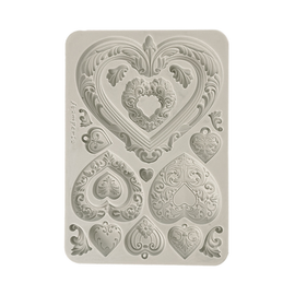 Stamperia - Best Sellers - Silicon Mould A5 - Hearts