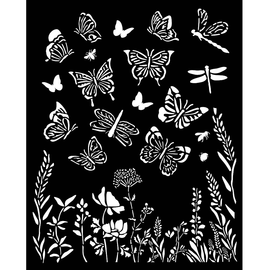 Stamperia - Lavender - Stencil 20x25cm - Butterflies