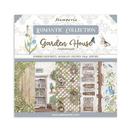 Stamperia - Romantic Collection "Garden House" - 12x12 Paper Pack