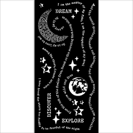 Stamperia - Create Happiness Secret Diary - Stencil 12x25cm - Dream