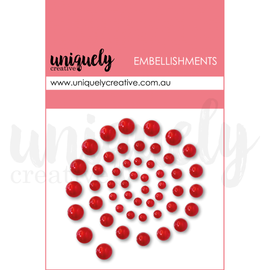 Uniquely Creative - Embellies - Pearls "Red"