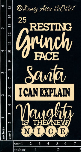 Dusty Attic - "Mini Captions #25 - Christmas"